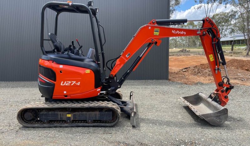 
								2020 Kubota U27-4 full									